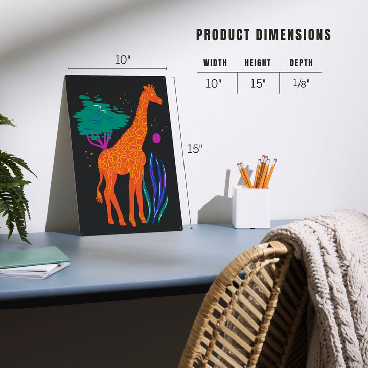 Lush Environment Collection, Giraffe, Wood Signs and Postcards Wood Lantern Press 