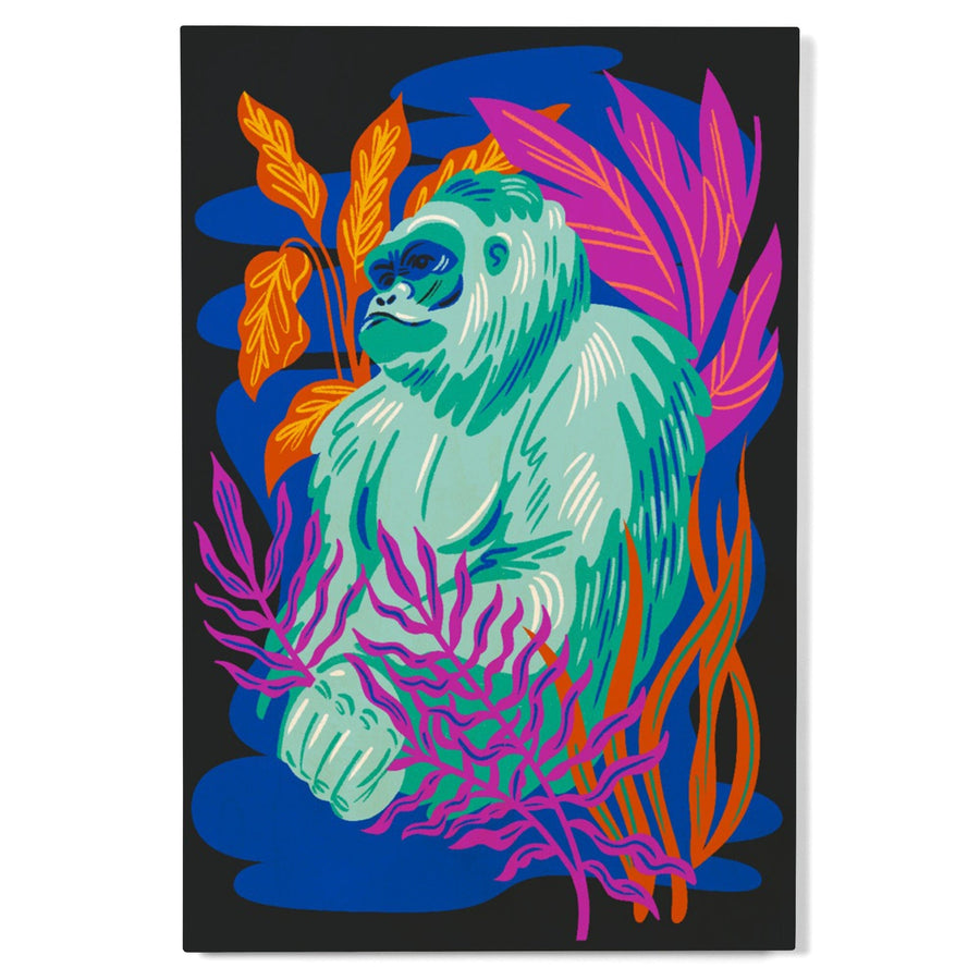 Lush Environment Collection, Gorilla and Foliage, Wood Signs and Postcards Wood Lantern Press 