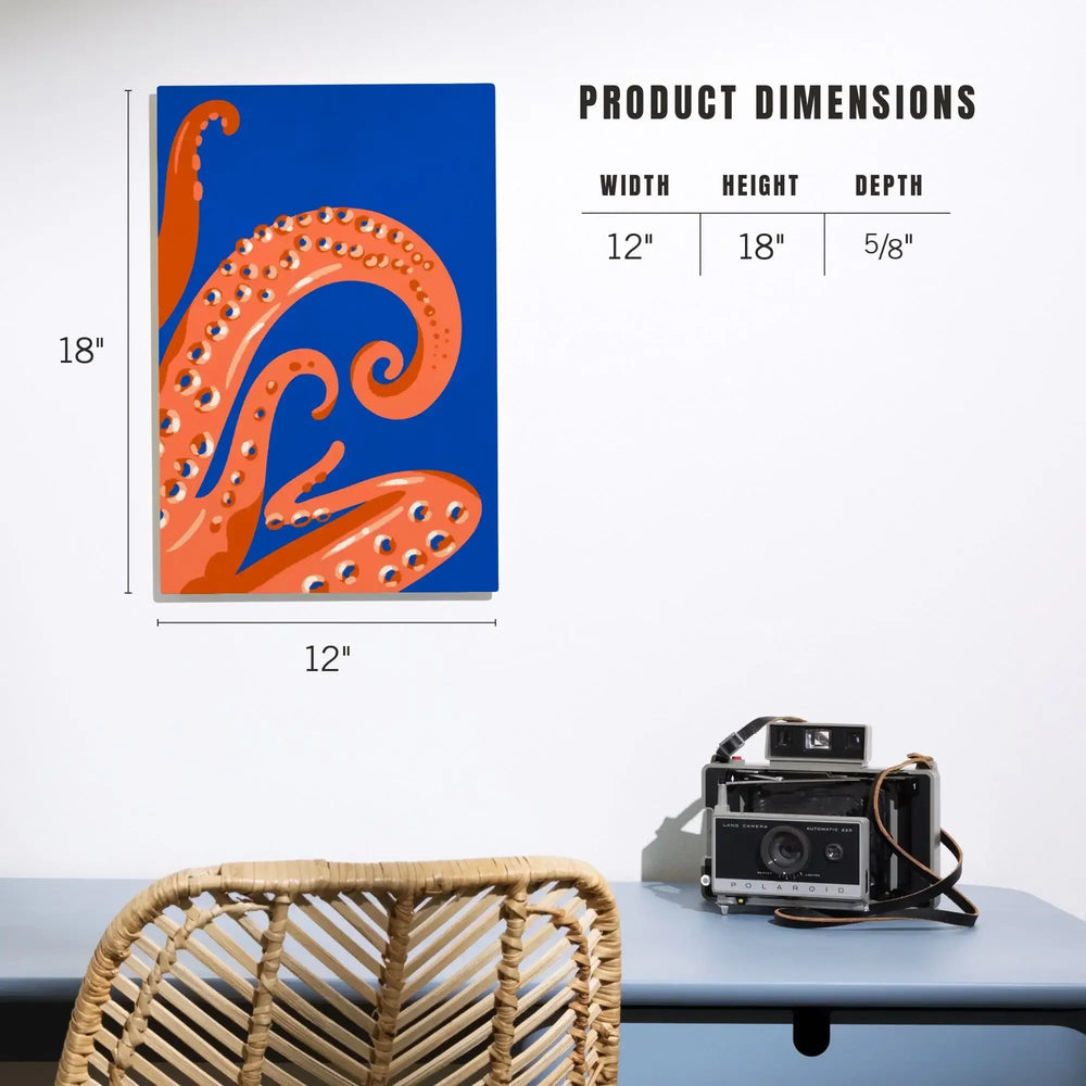 Lush Environment Collection, Octopus Tentacles, Wood Signs and Postcards - Lantern Press