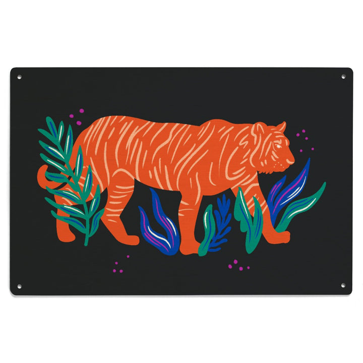 Lush Environment Collection, Tiger, Wood Signs and Postcards Wood Lantern Press 