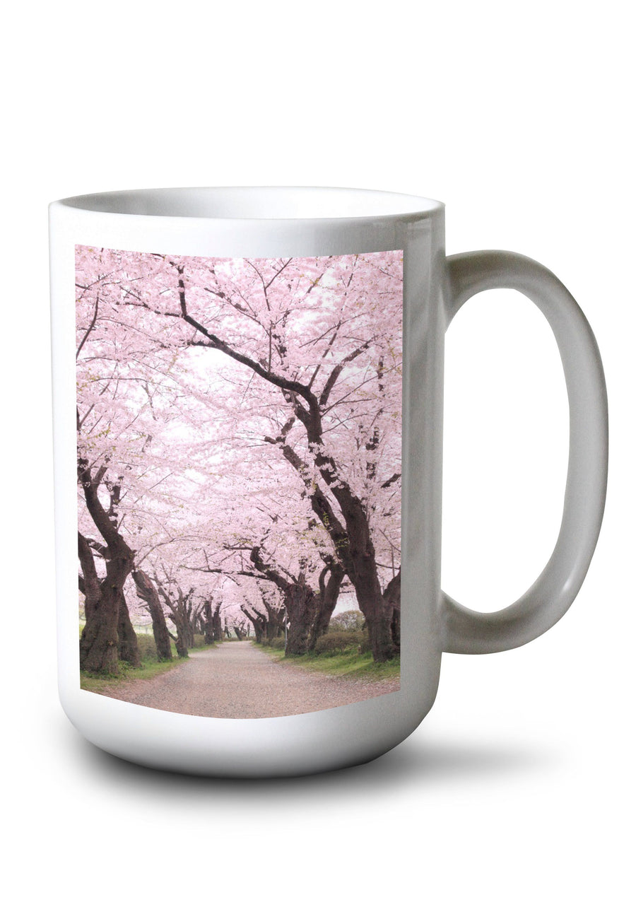 Mug (Cherry Orchard Blossoms, Lantern Press Photography) Lifestyle-Mug Lantern Press 