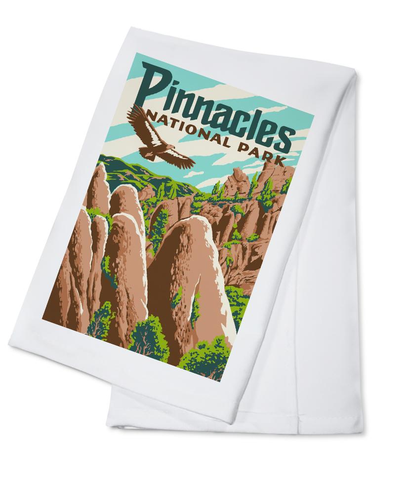 Pinnacles National Park, California, Explorer Series, Pinnacles, Lantern Press Artwork, Towels and Aprons Kitchen Lantern Press 