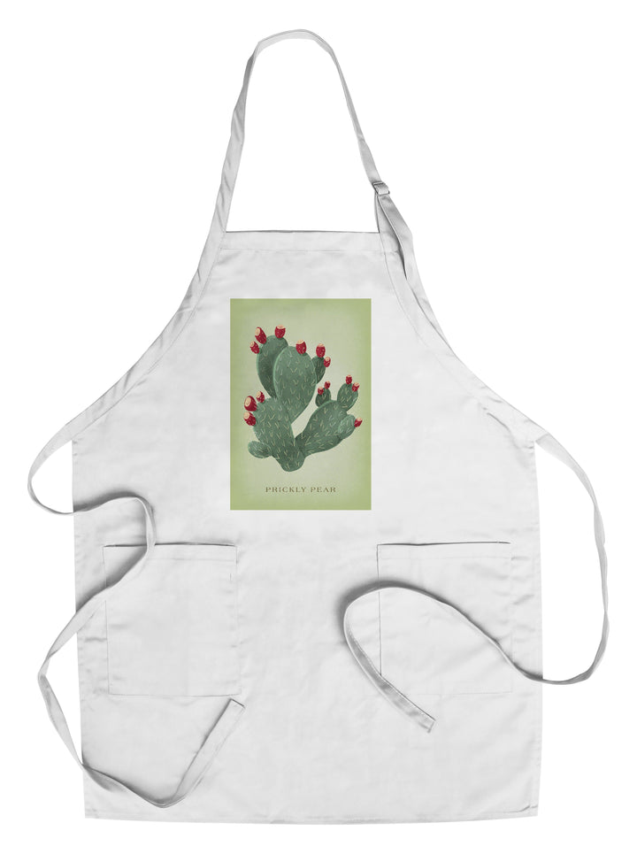 Prickly Pear, Vintage Flora, Lantern Press Artwork, Towels and Aprons Kitchen Lantern Press Chef's Apron 