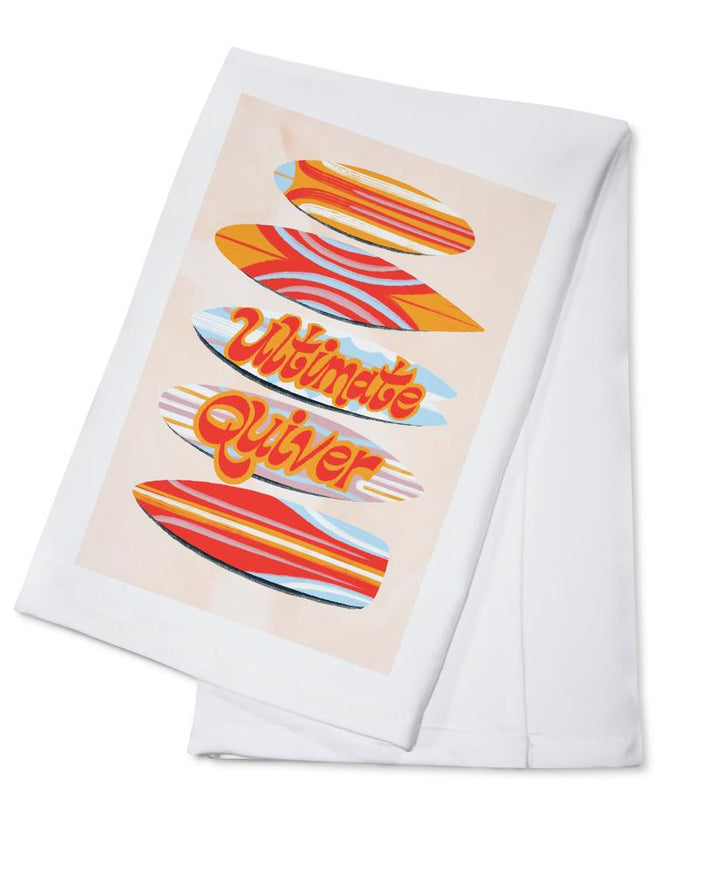 Secret Surf Spot Collection, Surfboards, Ultimate Quiver, Towels and Aprons Kitchen Lantern Press Cotton Towel 