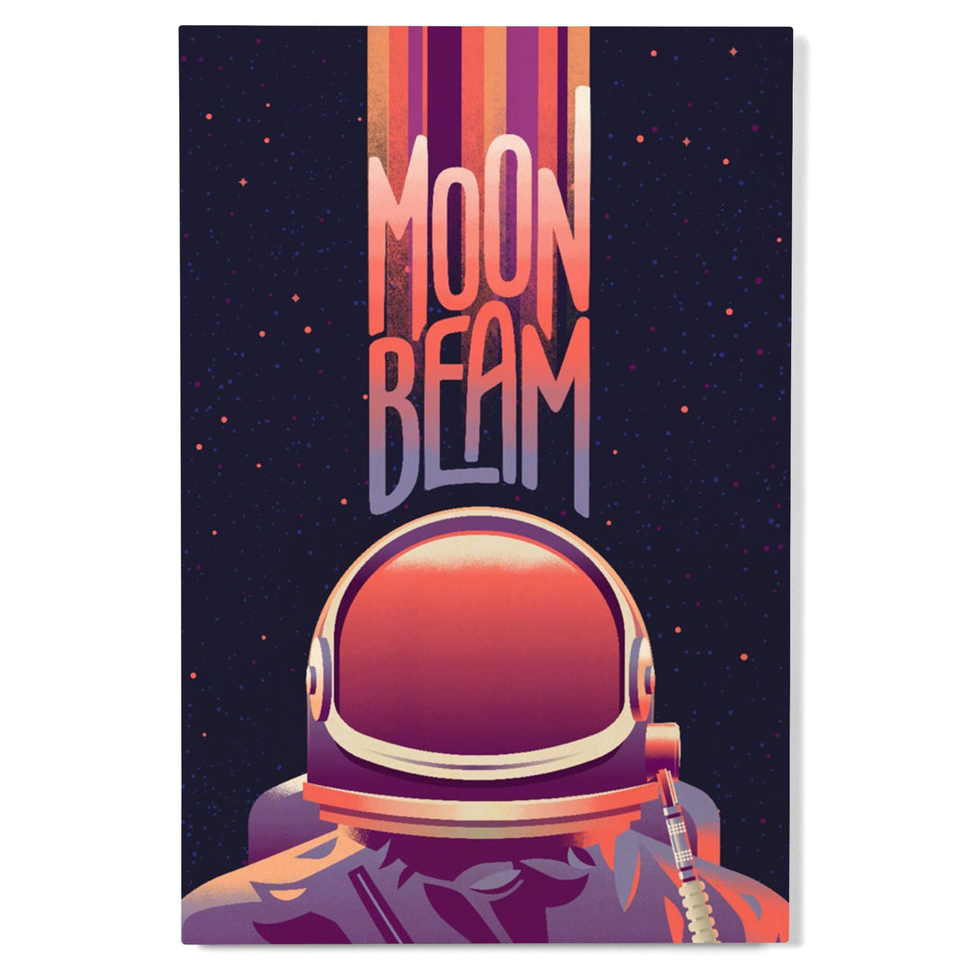 Spacethusiasm Collection, Astronaut, Moon Beam, Wood Signs and Postcards Wood Lantern Press 